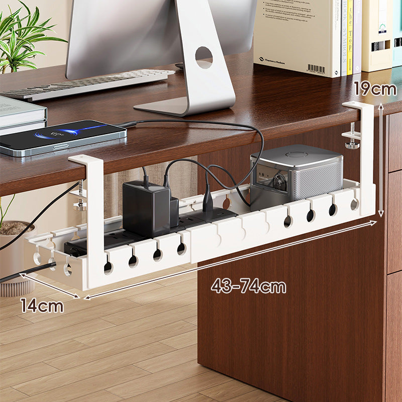 Under Desk Cable Management Organizer Bracket
