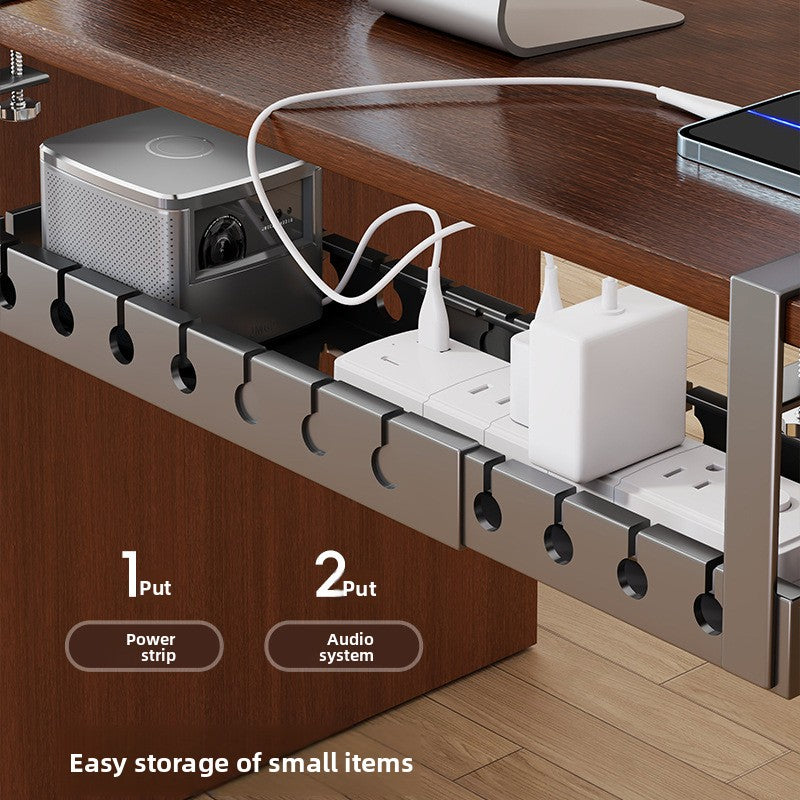 Under Desk Cable Management Organizer Bracket
