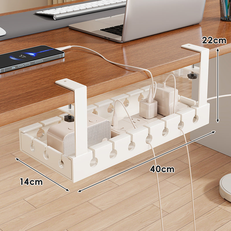 Under Desk Cable Management Organizer Bracket