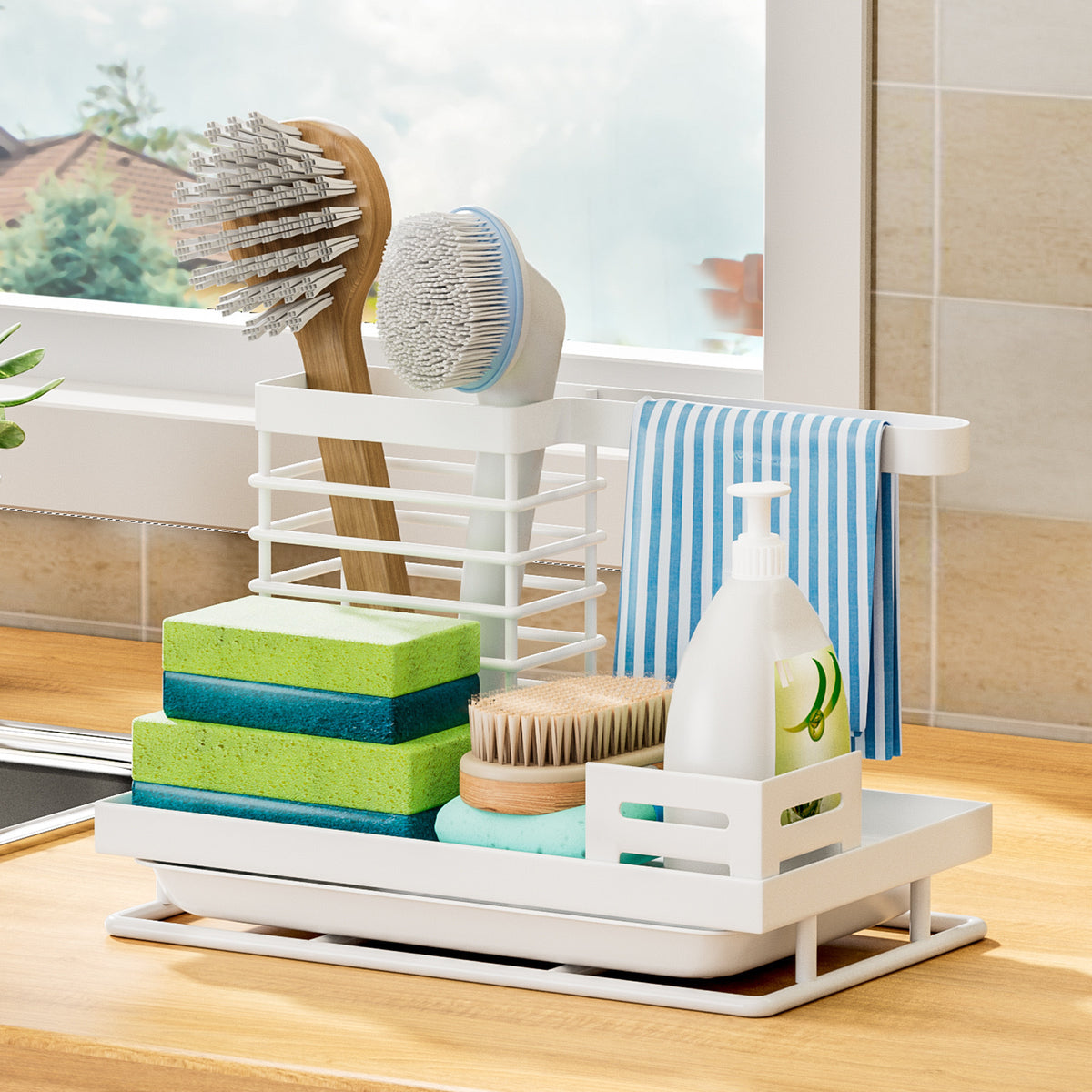 Kitchen Sink Drain Rack Organizer