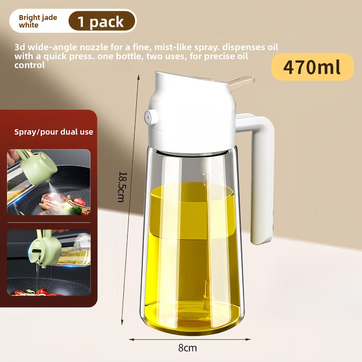 Glass Oil Spray Bottle