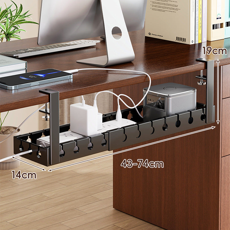 Under Desk Cable Management Organizer Bracket