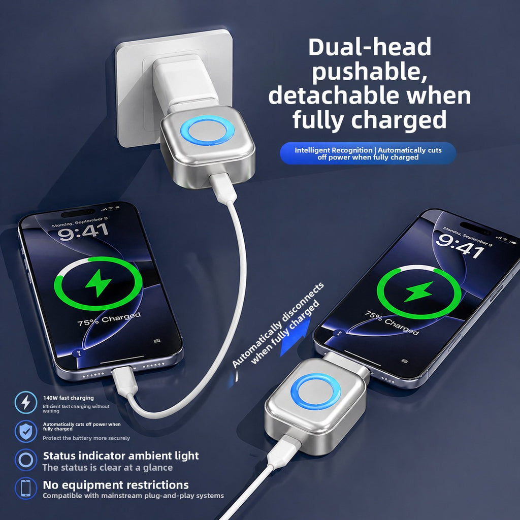 140W AI Recognition Fast Charger with Auto Disconnect